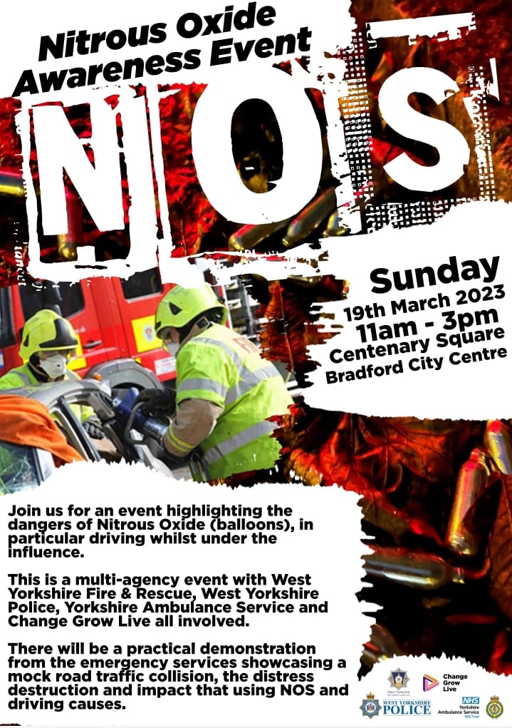 Nitrous oxide awareness event on March 19th