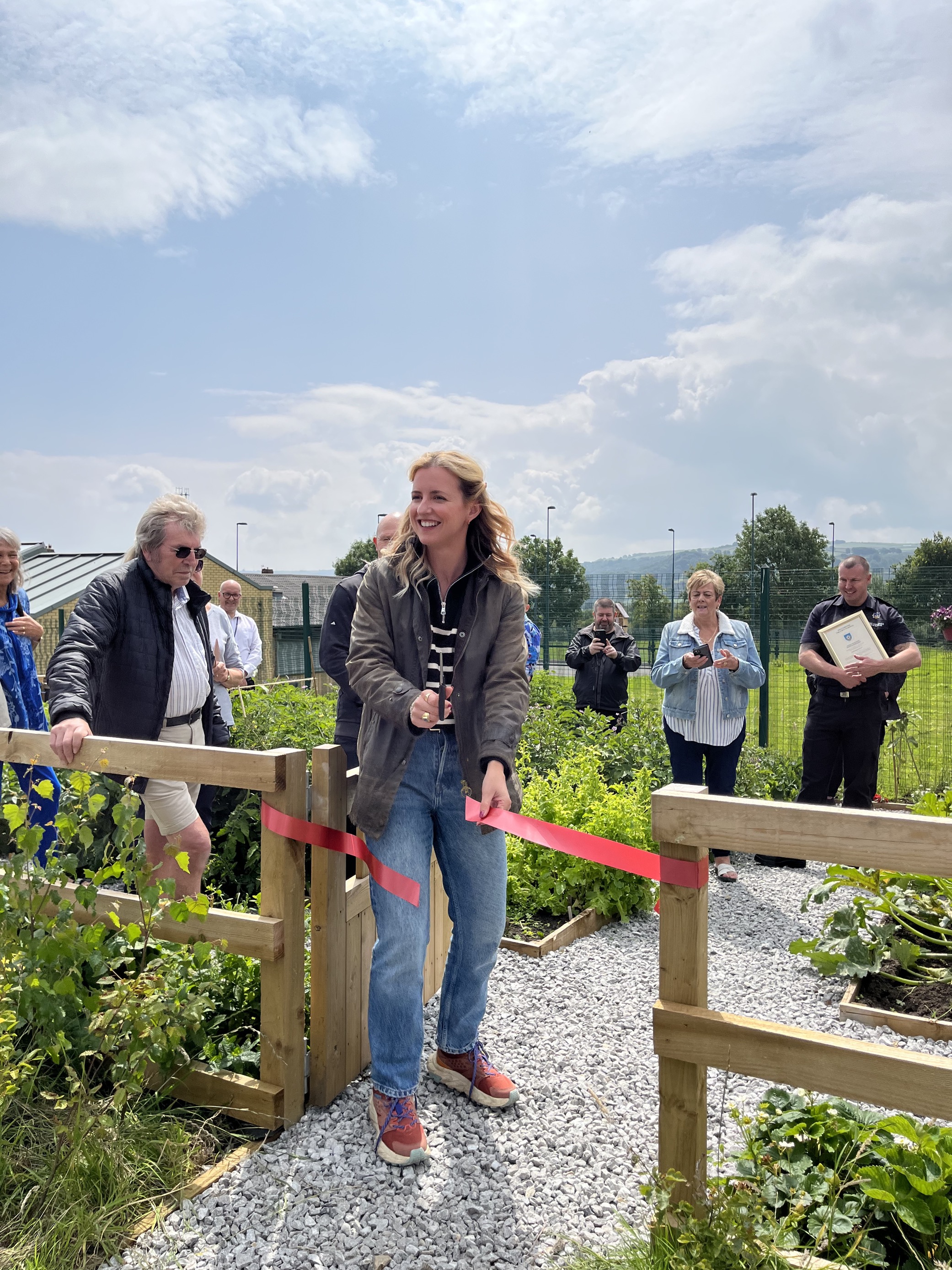 TV’s Katie Rushworth opens Silsden garden 