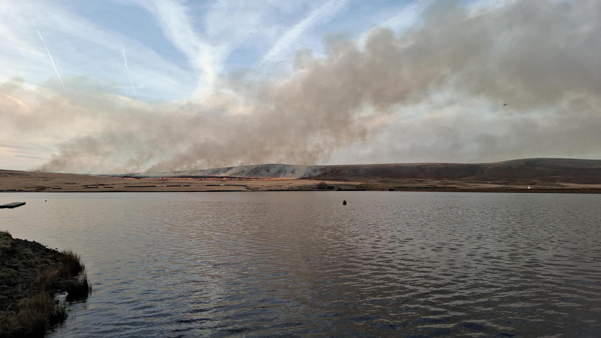 Wildfire Marsden Moor 08.04.2026