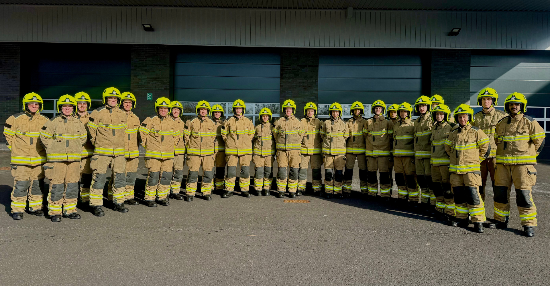 Trainee firefighter course 215