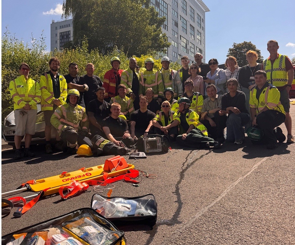 WYFRS crews and student paramedics