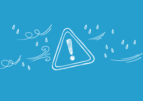 Weather Warning Illustration
