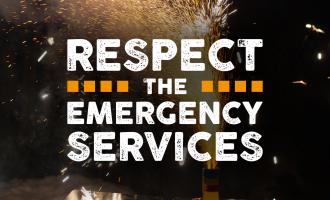 Respect the emergency services