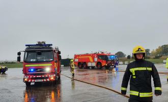 Training exercise at Doncaster Sheffield Airport