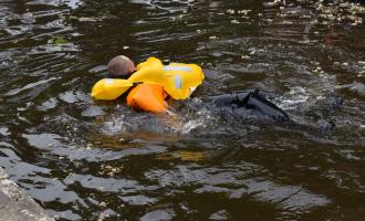 WYFRS staged a scenario for Boat Safety Week