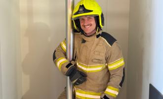 Matt Broadbent at Bingley Fire Station