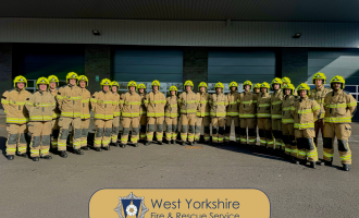 Trainee firefighter course 215