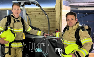 FF Sutcliffe and CC Birch in training