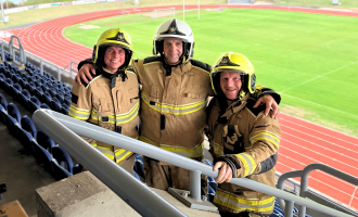 Zoe, Spencer and Luke in PPE