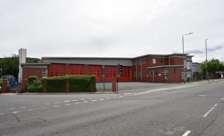 Front of Stanningley Fire Station.