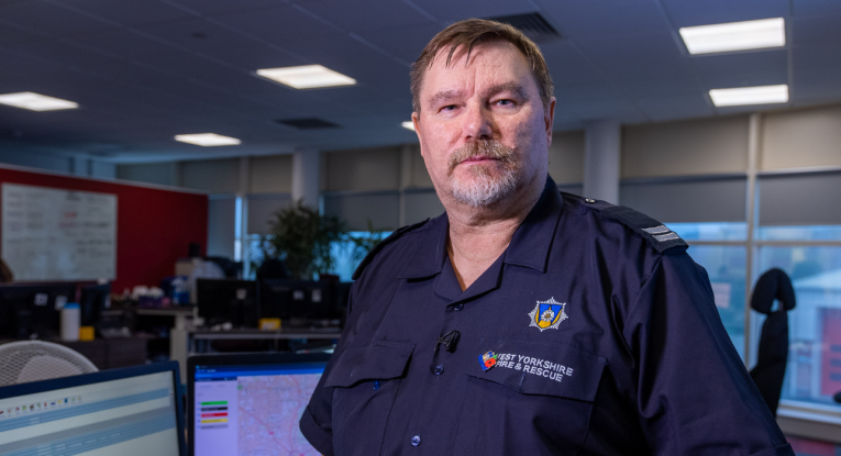 Mark Thompson is control manager for West Yorkshire Fire and Rescue Service