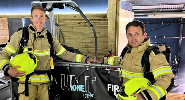 FF Sutcliffe and CC Birch in training