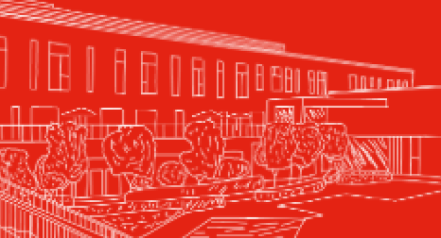 Estates Line Drawing Icon